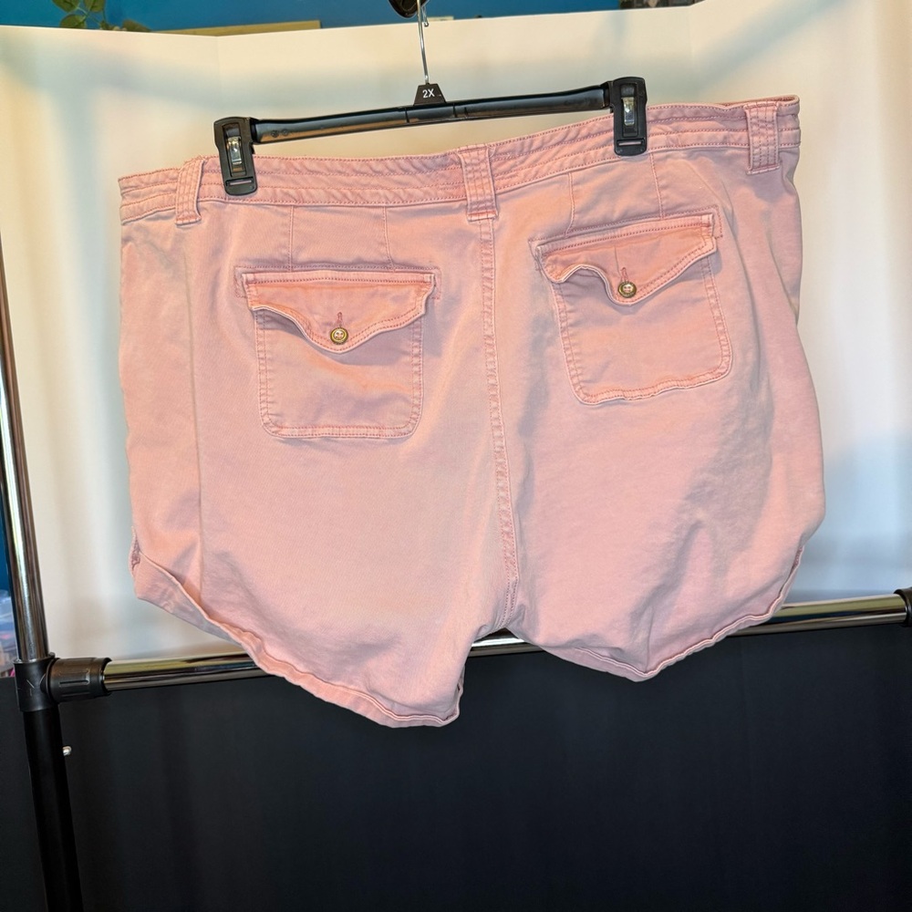 Torrid Pink Cargo Shorts Size:26 - Picture 7 of 7